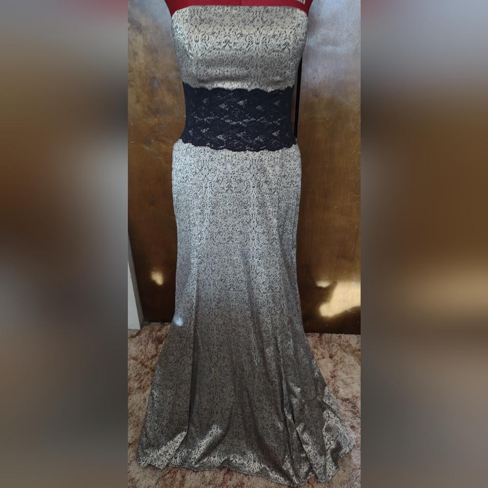 Copper colored prom style dress size 13/14
